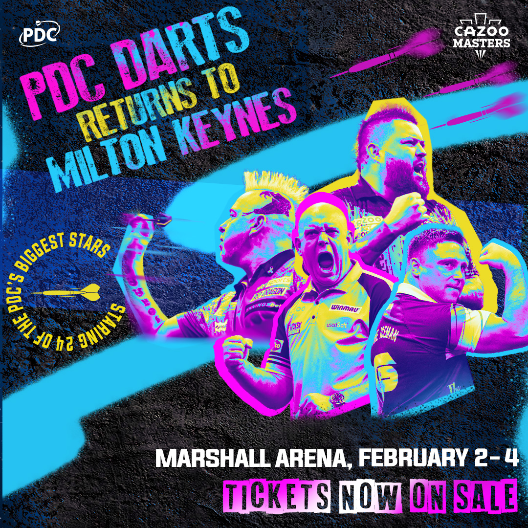 2024 Cazoo Masters tickets on sale PDC
